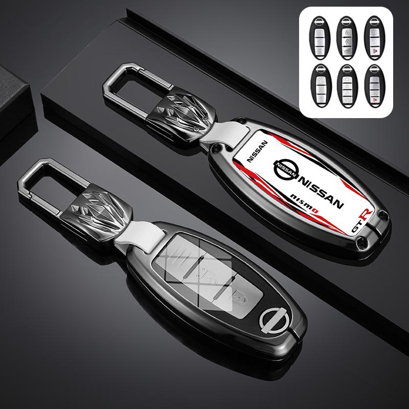 Car Key Case Cover Bag Shell Auto Accessories For NISSAN Maxima Altima Versa Sentra Sunny Sylphy Teana Qashqai X-Trail Juke