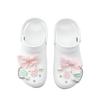 Crocs Classic Platform Clog Fun Childhood Beach Trip Fashion Trend Classic Clog EVA Versatile Hole Shoes Unisex White