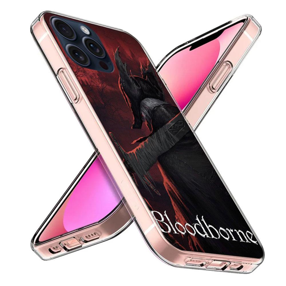 Game Bloodborne Capa Phone Case For Iphone 17 Air 16 Pro Max 15 12 Pro 14 Plus 17E 16E 11 13 Mini Cover Cases Fundas Cell Clear