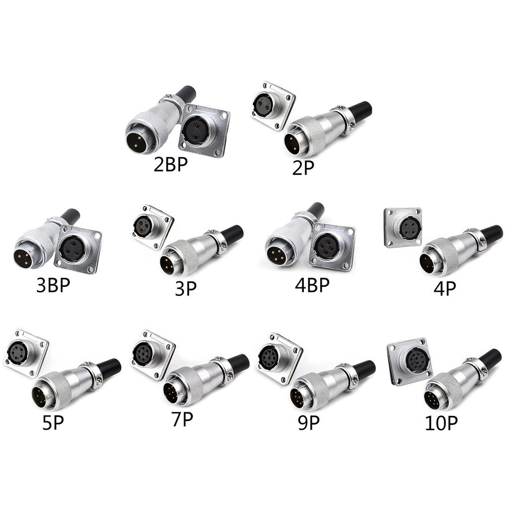 Upgrades Aviation Circular Connector Female Plug Secure & Stable Aviation Connector TQ+Z Male+Famale Base Connector Set