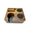 Coffee Portafilter Holder 51mm 54mm 58mm Wooden Coffee Tamper Stand Espresso Coffee Maker Support Base Tools Barista Accessory