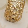 Cylinder Hollow Scarf Ring Silk Clip Buckle Brooches