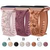 Engraved Band for Apple Watch Strap 46mm 44mm 42mm 41mm 40mm 45mm Ultra 49mm Floral Bracelet Iwatch Series 10 9 8 7 SE 6 5 4 3