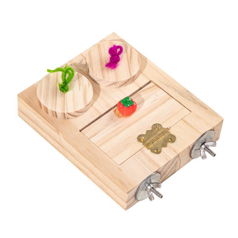 Interactive Foraging and Chewing Bird Toy for Parrots and Peonies
