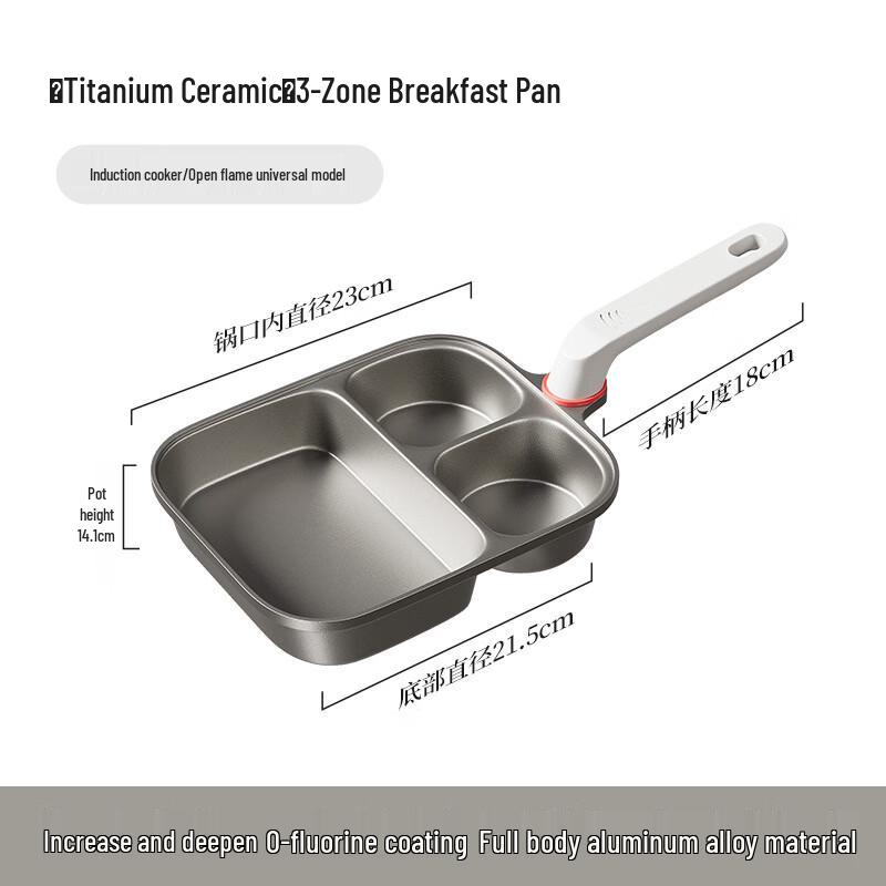 

ZISIZ Non-Stick Titanium Ceramic Frying Pan