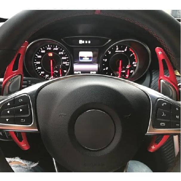 Per Mercedes Benz AMG CLA45 C63 GLA45 GLS63 GLE63 G63 Estensioni Leve Cambio al Volante in Alluminio Sostituzione Leve Cambio 2pz