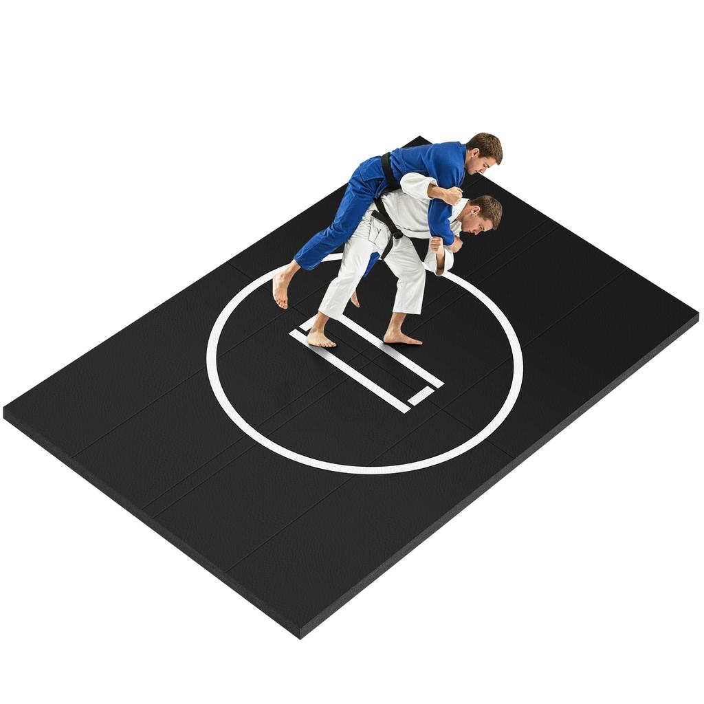 Rollout Wrestling Mat Waterproof Gymnastics Training Mat for BJJ Grappling Martial Arts Boxing MMA