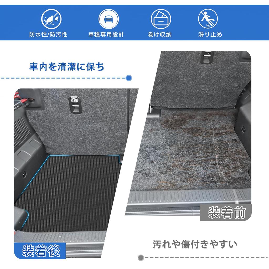 New Jimny Nomad Luggage Mat 2D Trunk PVC Rollable Protective Easy Custom Interior Parts 5-Door JC74W, Mat, Material, Non-Slip, Storage, Mat,