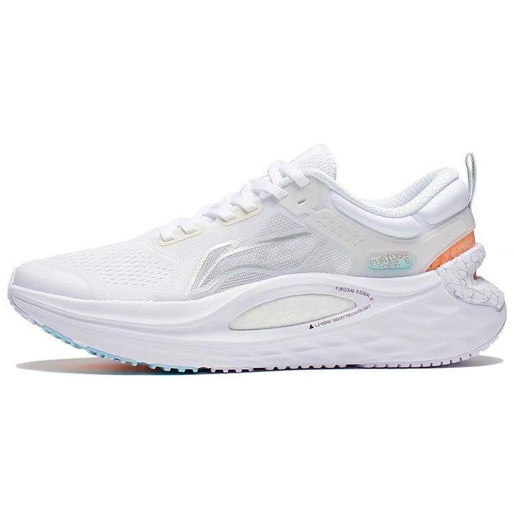 New LiNing Furious Rider 6.0 Support Lightweight Low Top Running Shoes Men's White ARZS001-13