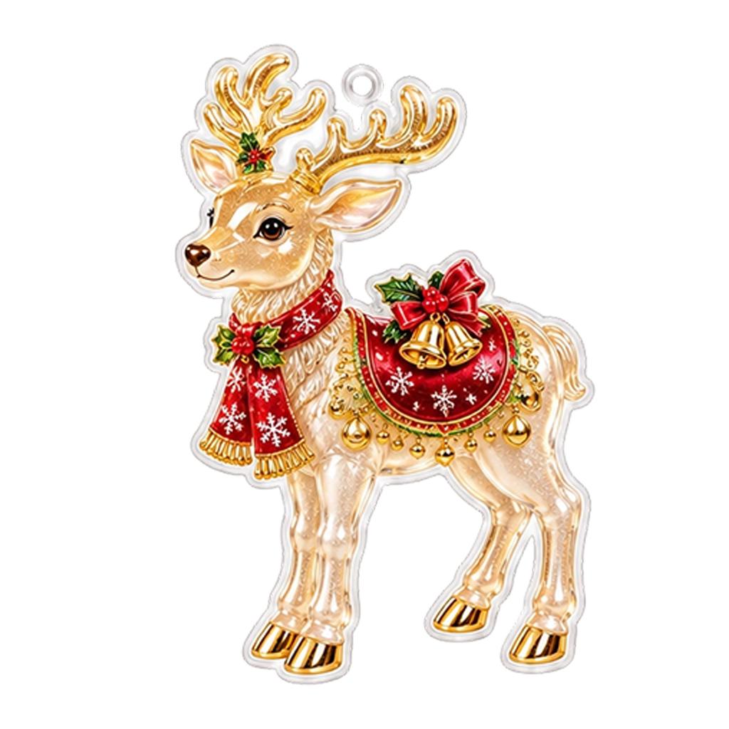 Christmas Acrylic Christmas Tree Hanging Ornament for Home Holiday Decor