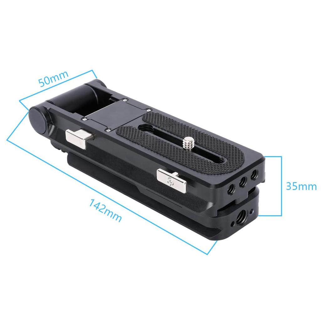 NICEYRIG Mount Mount Foldable TV Camera Plate Arca Swiss Plate Manfrotto Standard Plate Quick Release DSLR V-Lock L-Bracket -598