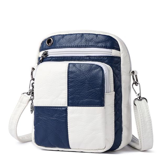 

2026 Summer New Fashion Women Shoulder Bag Soft Leather Crossbody Bag Small Size Messenger Bag Double Zipper Bolso Mujer