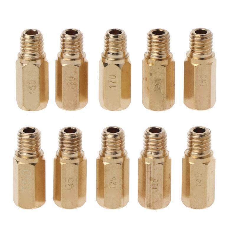 X7JF Main Jet For PWK OKO CVK Motorcycle Carburetor Vice Injector Nozzle Size 120-170