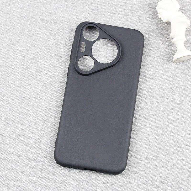 Applicable to Huawei Pura90promax matte mobile phone case anti-drop Pura 80pro black non-slip simple soft case