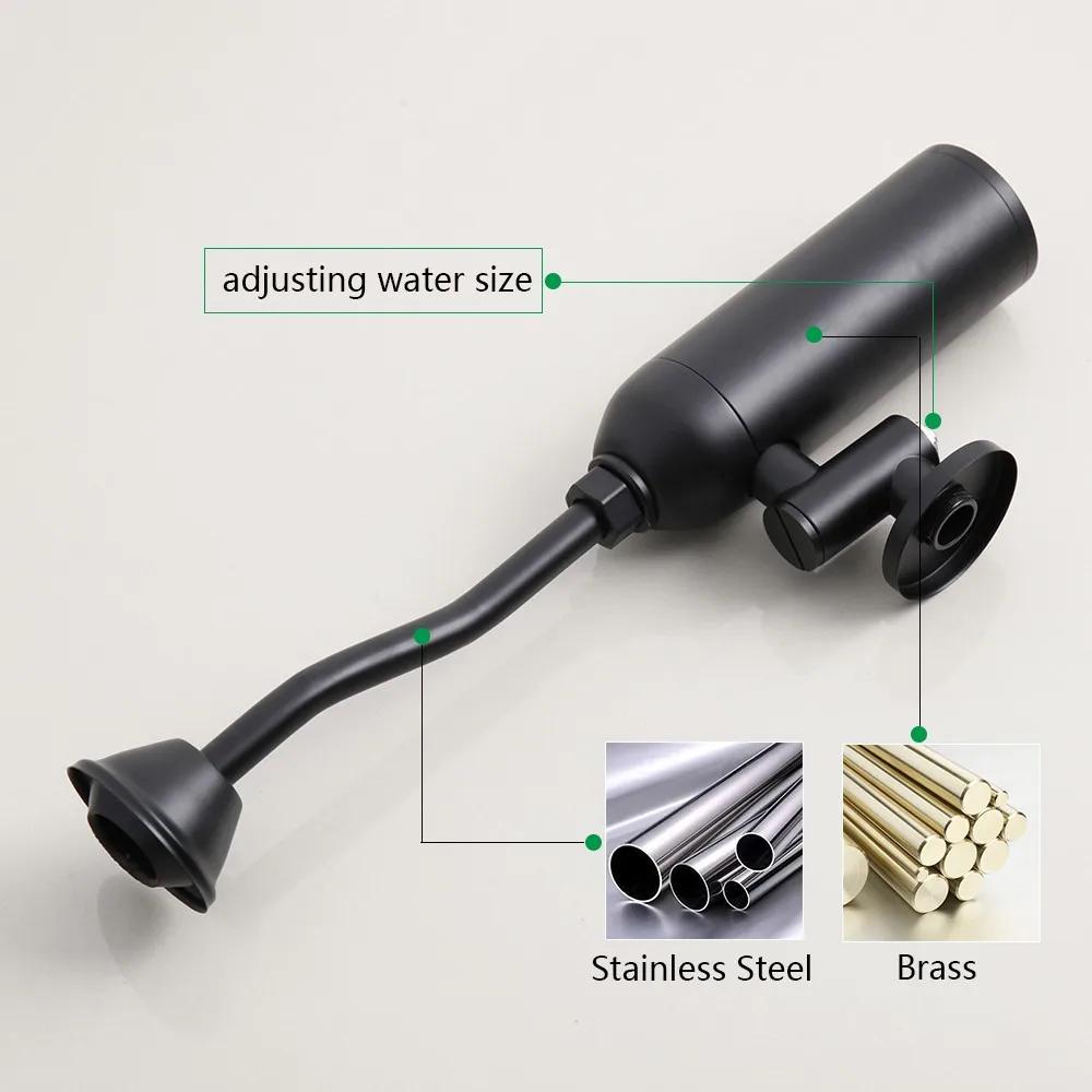 YANKSMART Urinal Bathroom Toilet Automatic Flush Valve Sensor Urinals Wall Mounted Faucet Touch Tap DC & AC Bath Accessory