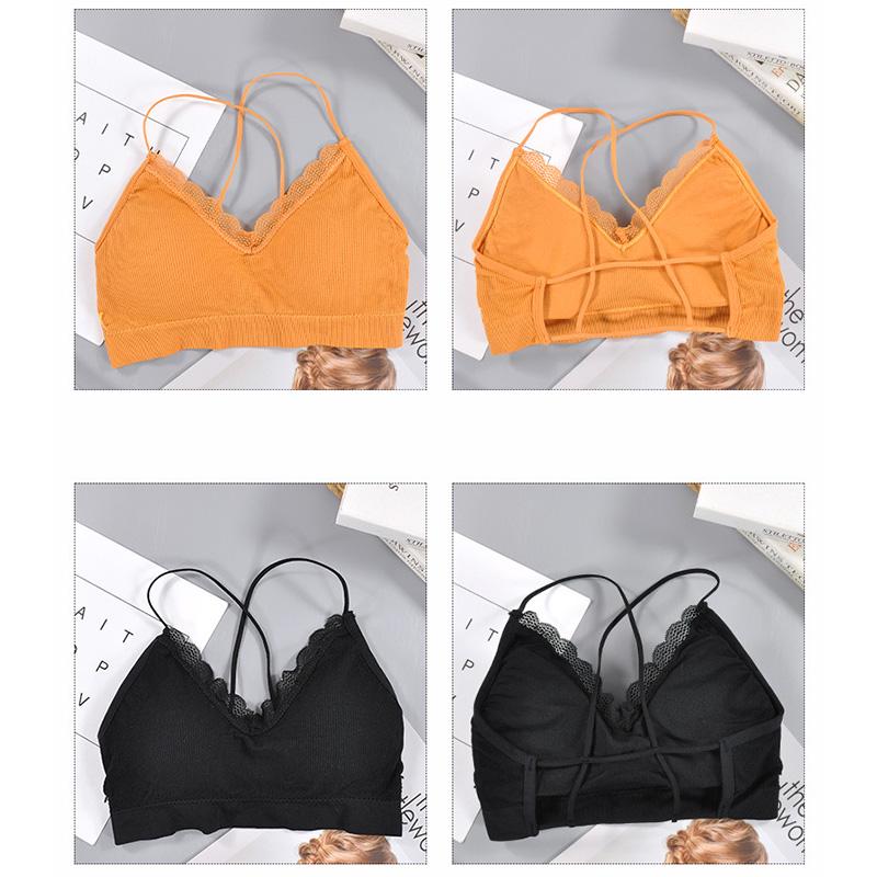 Bezšvové tenké ramienka Cross Beauty Back Lace Edge Beauty Back Yoga Sports Bra