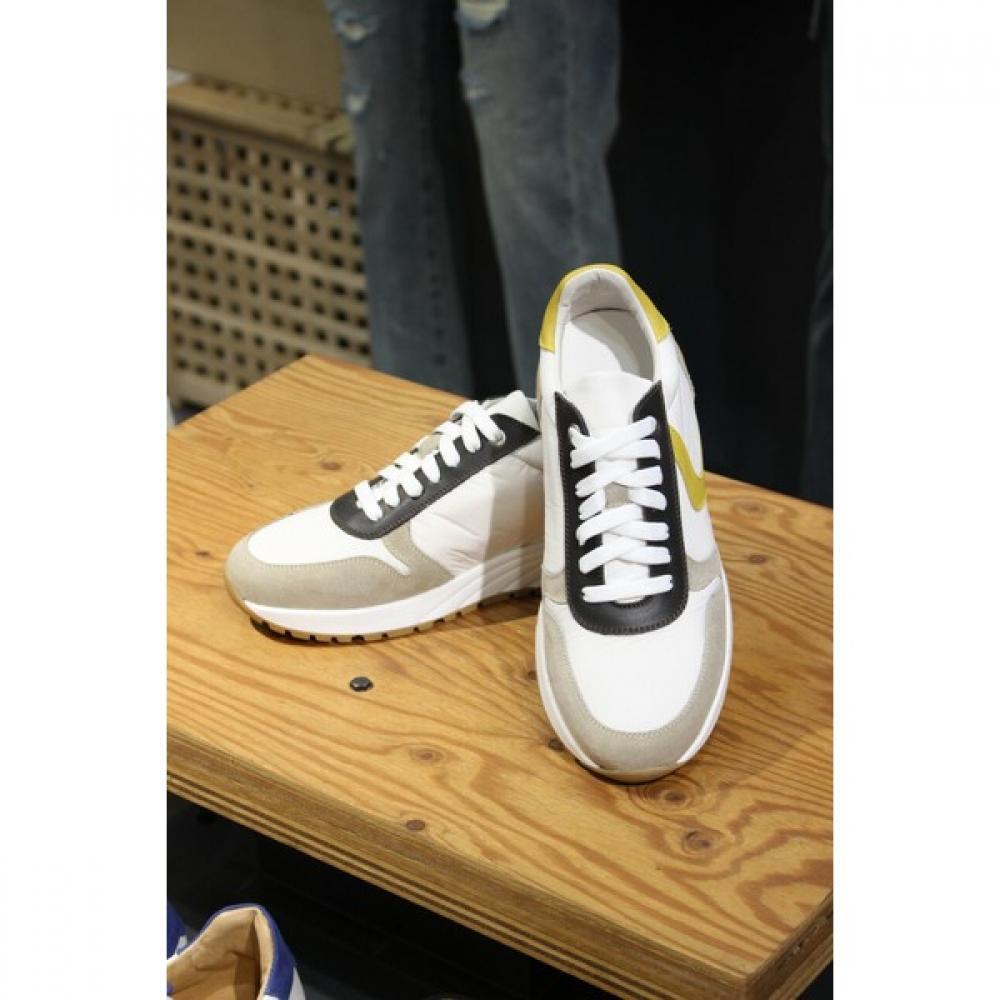 

Panikale Mario Італійська імпортна шкіра наппа Кольоровий блок Кросівки, що збільшують зріст F qFo06wh 270/Single item