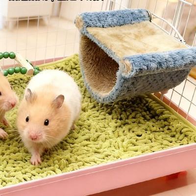 Hamster Versteck Doppellagige Haustier Hängematte Weiches Warmes Haustier Schlafbett Kausicher Bequemes Hängendes Nestbett Kleintier
