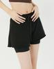 Nubaibeu Women'S 2-In-1 Leggings Shorts [Black]