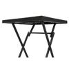 Table + 2 Chairs Set Home ESPRIT Black Steel Synthetic Rattan 58 X 58 X 71.5 Cm