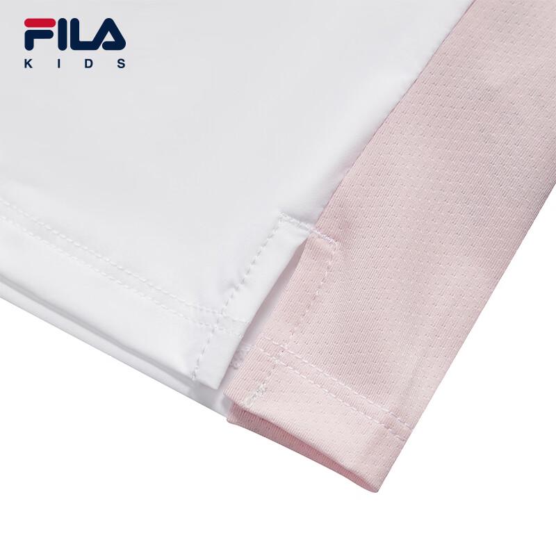 FILA Girls' Knit Short Sleeve Polo Shirt