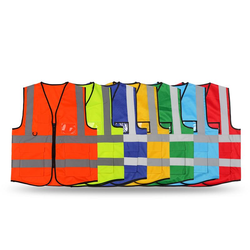 Reflective Mesh Construction & Landscaping Work Vest, Breathable & Customizable