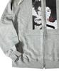 Sk8Er Rock Boy Or Girl Sweat Hood Zip-Up ((Melange Gray))