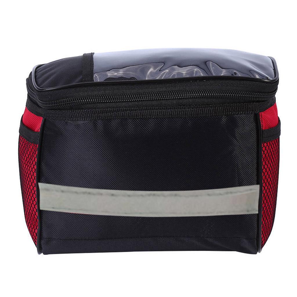 Bicycle Handlebar Bag Front Tube Storage Pouch Riding Travel Bike Bag Waterproof