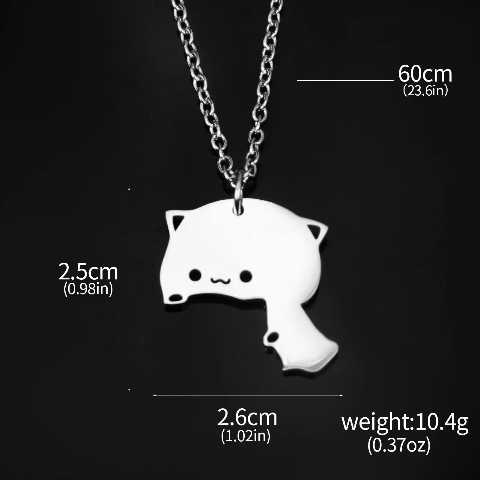 

Ожерелье-головоломка для пары животных и кошек, минималистичный комплект ожерелья с подвеской из нержавеющей стали для пары, очаровательный комплект ожерелья