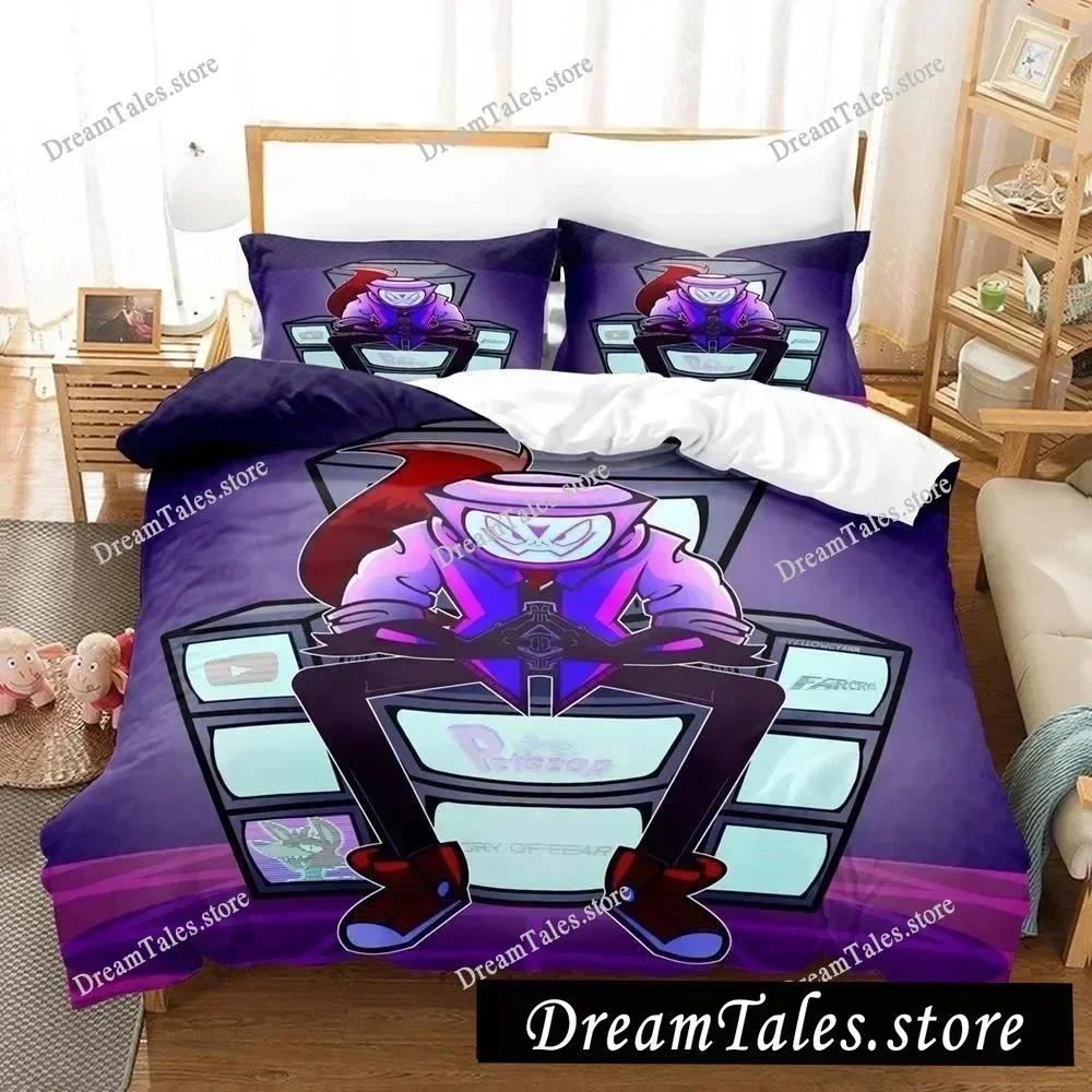3D Printed Anime Pyrocynical Bedding Set Boys Girls Twin Queen Size Duvet Cover Pillowcase Bed Kids Adult Home Textileextile741