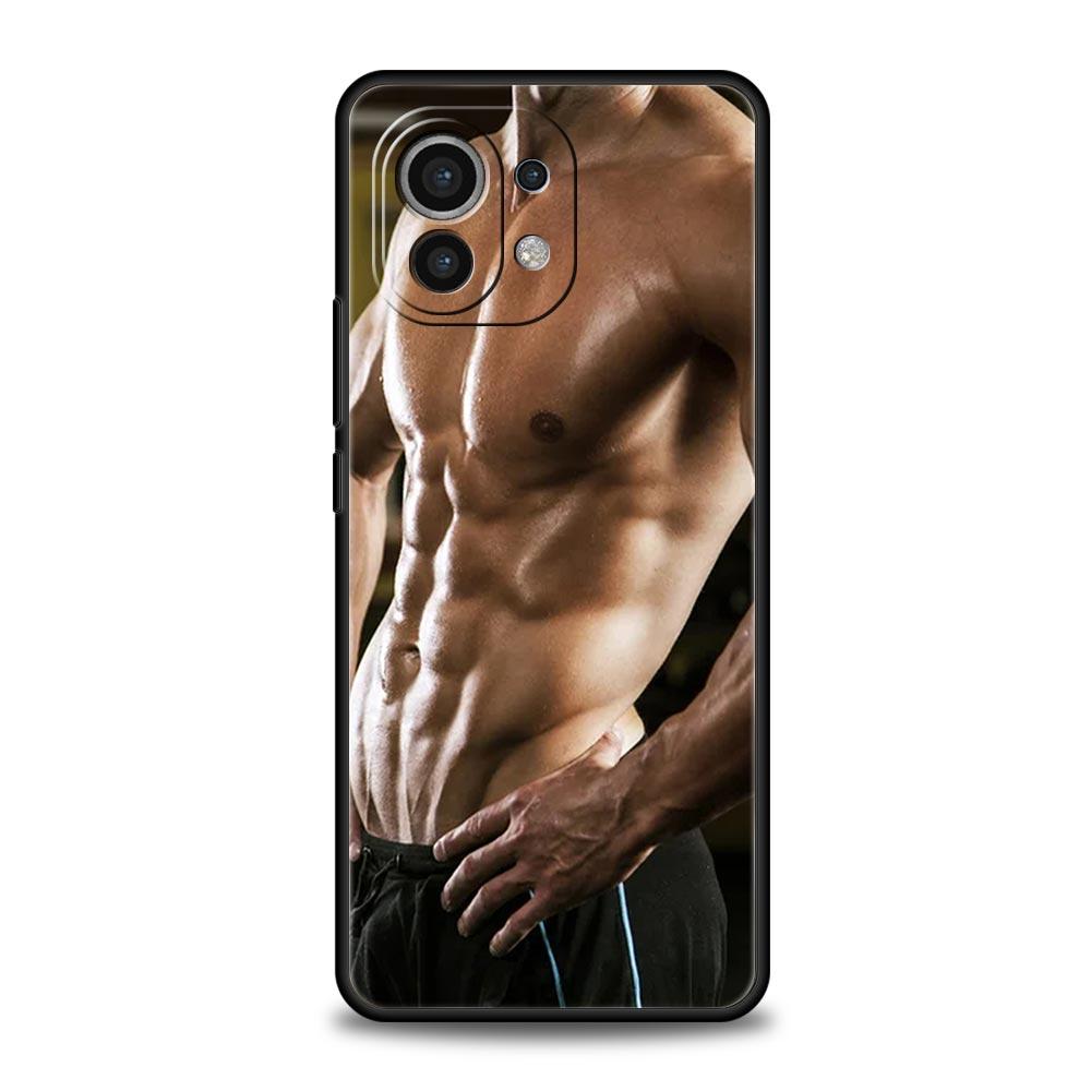 Phone Case Cover for Xiaomi Mi 17 15 14 13 12 11 Ultra 15T 14T 13T 12T 11T Pro Lite 5G Soft TPU Capas Sexy Muscle Man Fundas Bag