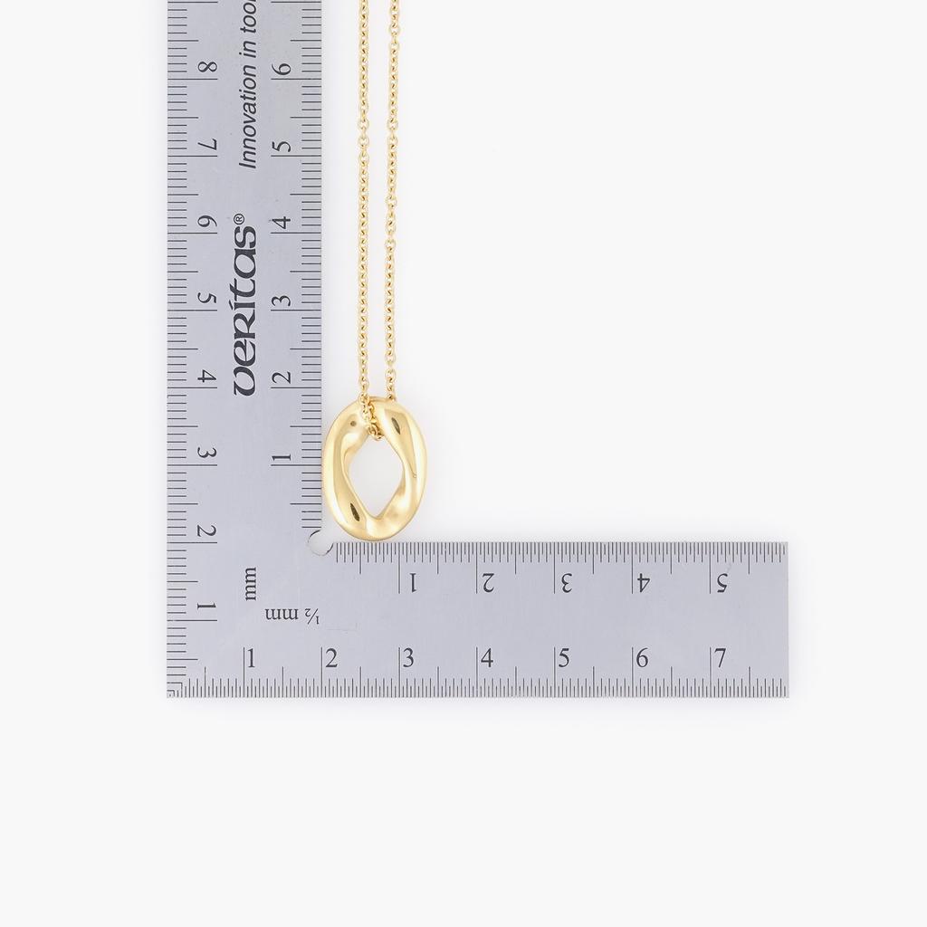 Jbans Classic Gold One Chain Pendant Surgical Steel Chain Necklace (C2401-An764_Gd)