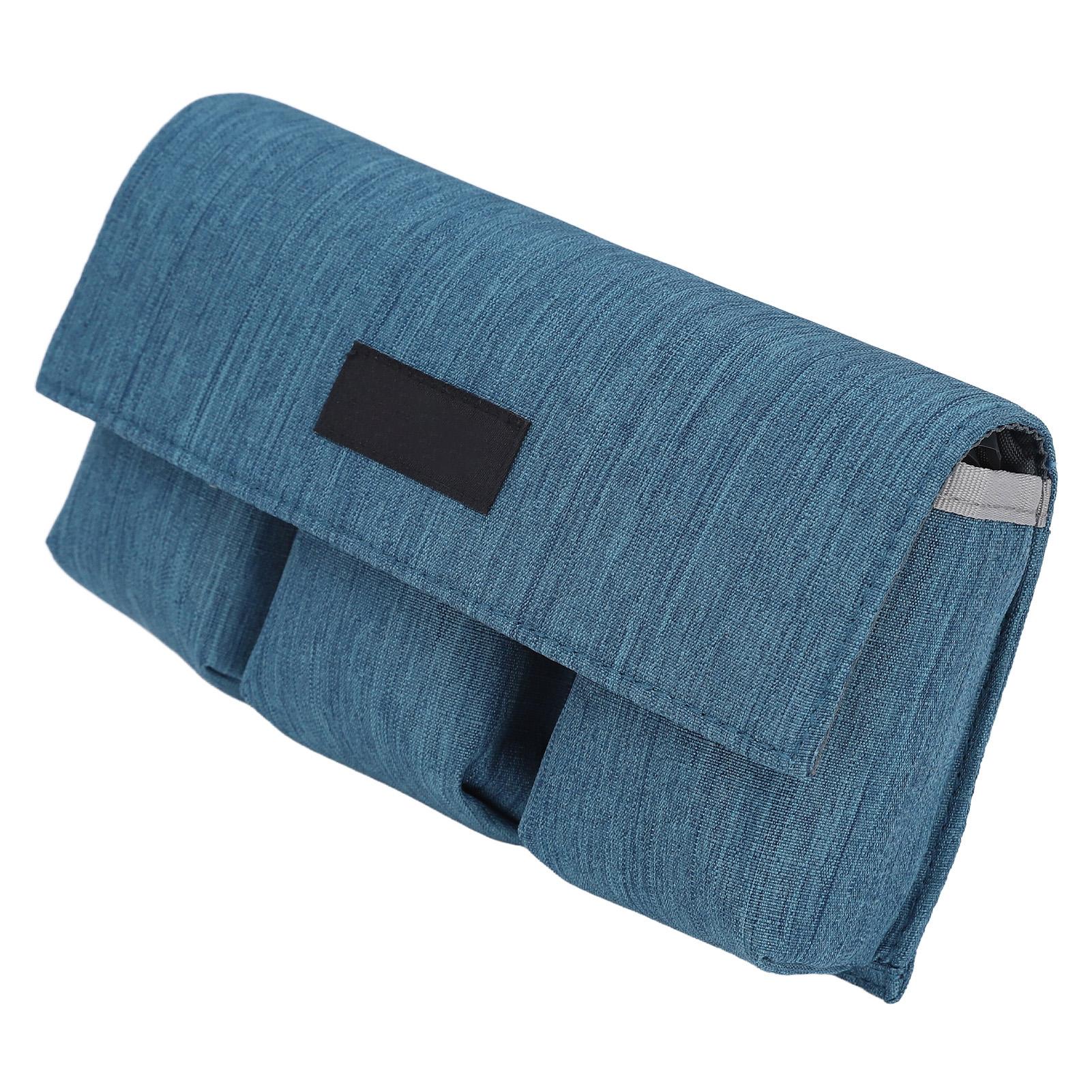 

Drone Battery Bag Portable Anti Splash Camera Battery Safe Pouch with Hook and Loop for Mavic 2 Mini4Pro Mini3 синій