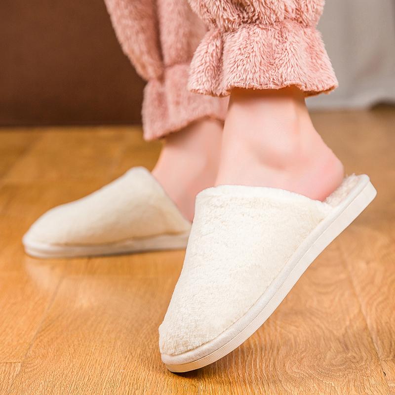 Шлепанцы для мужчин зимние домашние повседневные туфли на платформе удобные сохраняют — фото 6