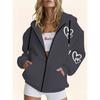 Women's Long-sleeved Zipper Sweatshirt, Autumn and Winter