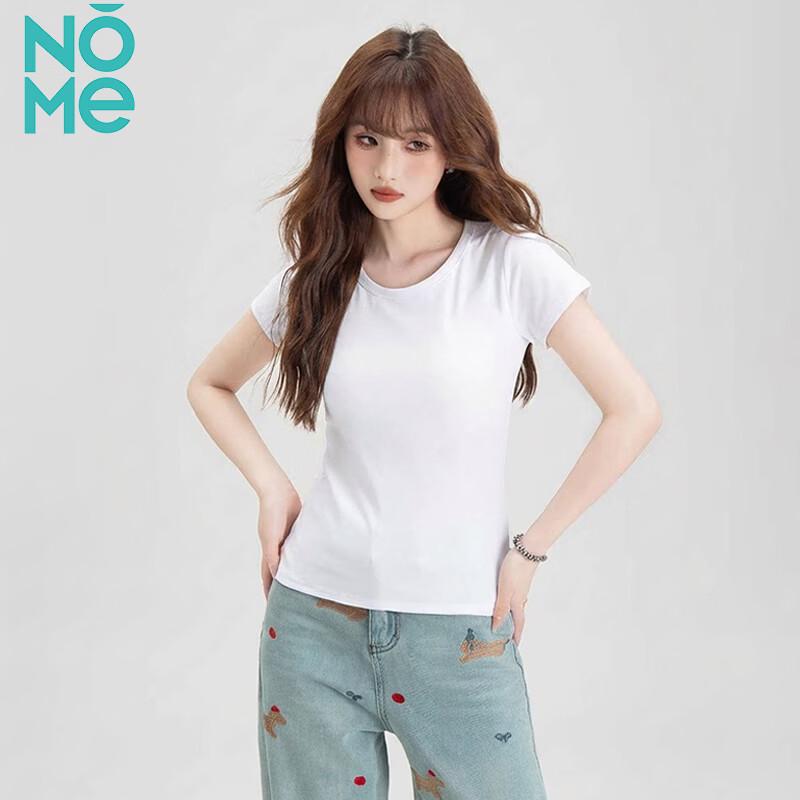 NOMe Women s Round Neck Slim Fit Short Sleeve T-Shirt M