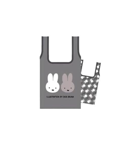Marimo Craft Miffy Basic Series Pocket Eco W270 x H500 x D120mm Bag, Gray, Approx. (DBM-2708)