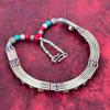 Turquoise, Coral Necklace, Gemstone 925 Solid Sterling Silver Jewelry Necklace, Handmade Jewelry Birthstone Nepali Necklace, Gift For Him