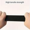Cintura in tela nera elegante da uomo con fibbia automatica - Perfetta per jeans, tempo libero all'aperto e allenamento sportivo