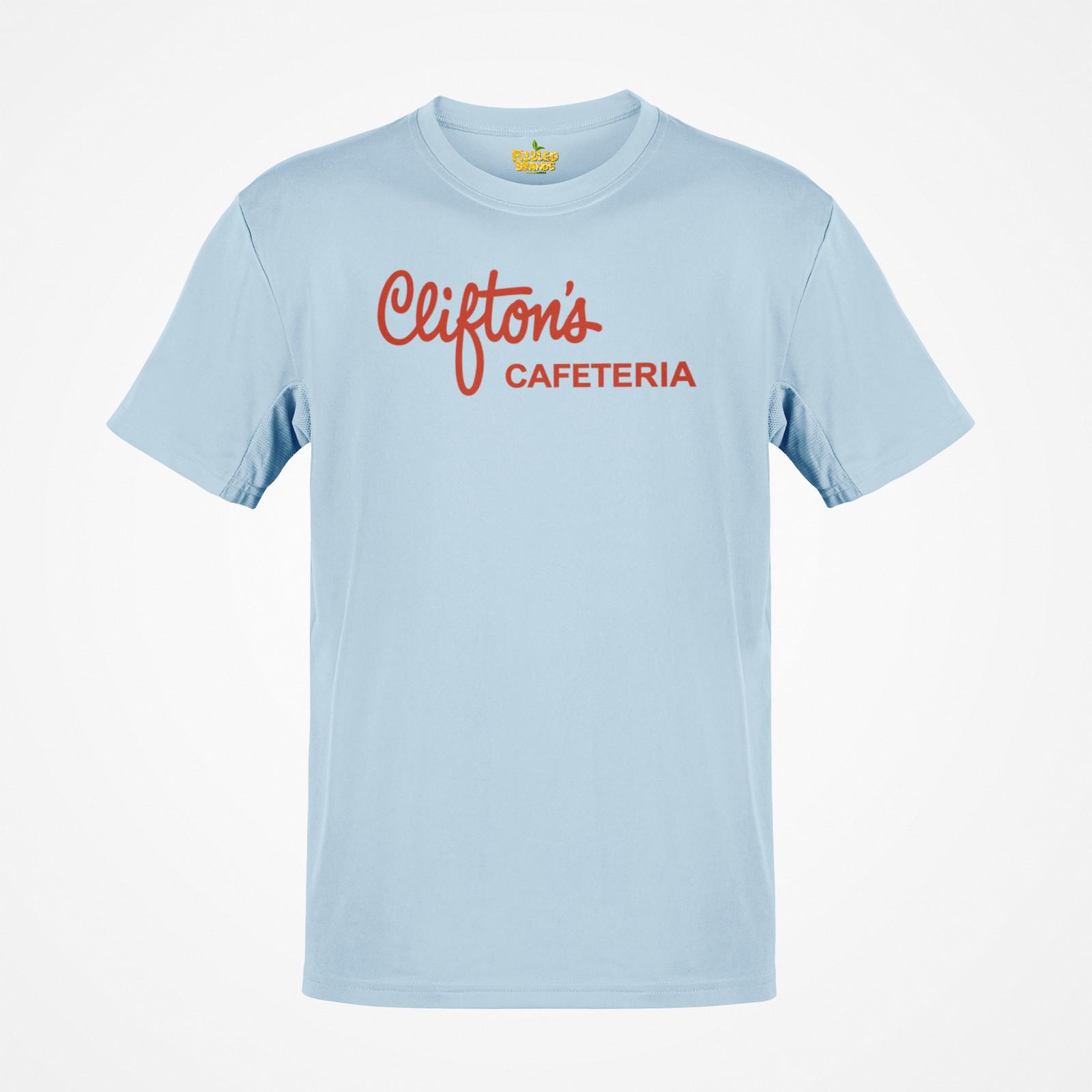 Clifton s Cafeteria T-Shirt - Cafeteria Restaurant Industry Defunct Logo Tee S разноцветный