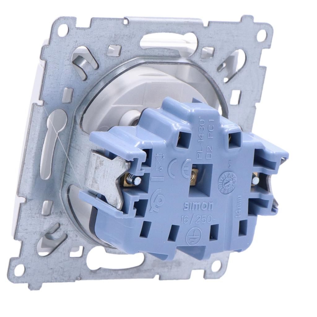 Socket for IP44 Version, Contact Cover Without Gasket, for Multiple Frames