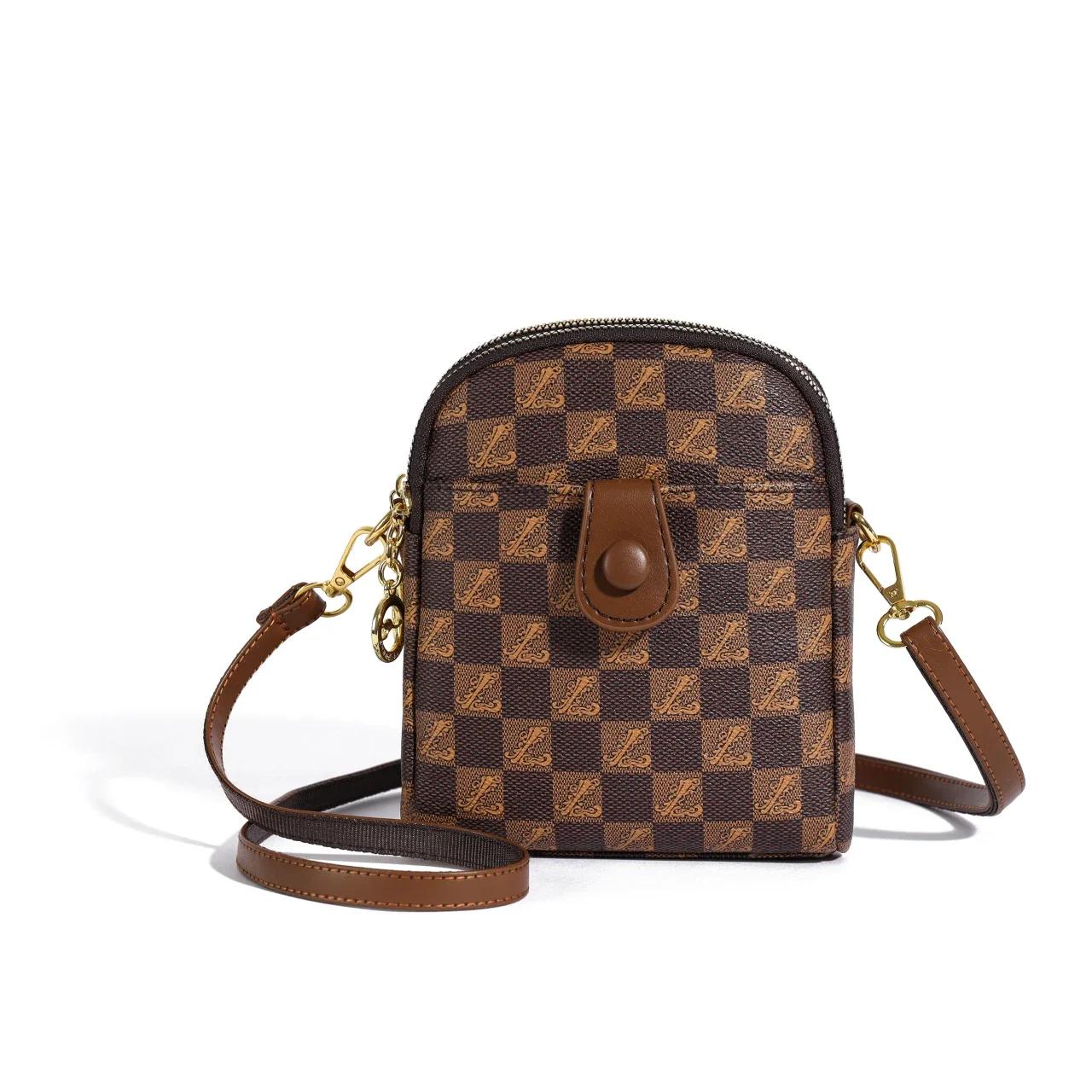 

Роскошная женская сумка для мобильного телефона, маленькая сумка-мессенджер, сумка через плечо на одно плечо, женская сумка из мягкой кожи