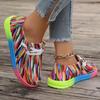 New Large-sized Lace-up Low-top Women's Lazy Canvas Flat Single Shoes
