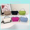 Vintage Color-block Casual 2024 New Korean Fashion Minimalist Small Shoulder Bag