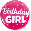 COLORFUL BLING It's My Birthday Ribbon, Satin Fabric Happy Birthday Birthday Queen King Ribbon Tinplate Badge Pin for Girls, Boys, Award Rose Badge