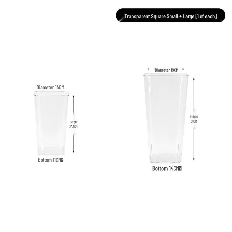 Large Capacity Transparent Kitchen Organizer for Scallions, Yams, Ginger, and Garlic