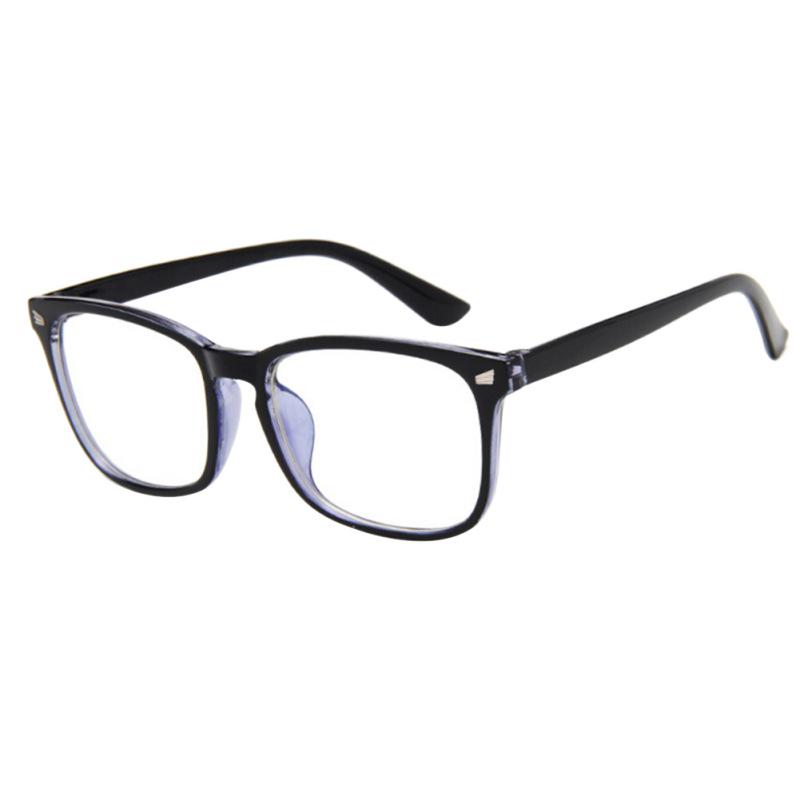Unisex College Stylish Square Non-Prescription Eyeglasses Glasses Clear Lens Full Frame Eyewear For Boys Girls Students
