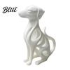 Lop Ear Dog Figurine Desktop Ornament Hollow Curved Surface Sitting Hound Figurine