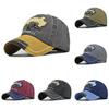 Classic Eagle Embroidered Cotton Baseball Cap With Adjustable Fit For Men Women