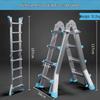 Aluminum Alloy Telescopic A-Frame Ladder